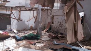 Aftermath of the bombing