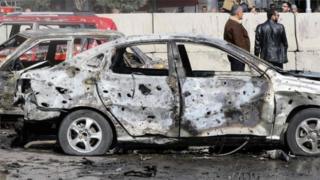 Scene of Damascus bomb blast (09/02/16)