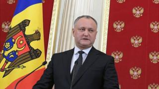 Moldovan President Igor Dodon in Moscow, 17 Jan 17