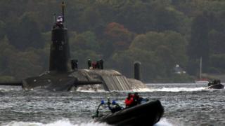Trident nuclear submarine