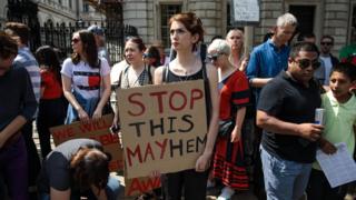 Grenfell Tower protests