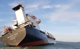 Mekhanik Yartsev stricken in Solent