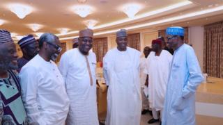 Buhari da shugabannin majalisa