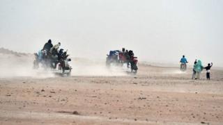 Da dama dake kokarin ketarawa zuwa nahiyar Turai na mutuwa a cikin Sahara