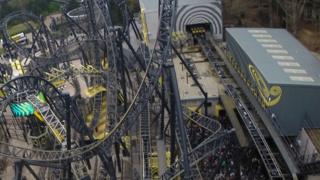 Smiler rollercoaster at Alton Towers