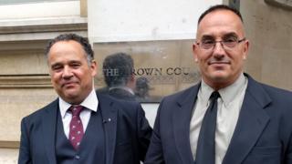 Michael Overd (left) and Michael Stockwell