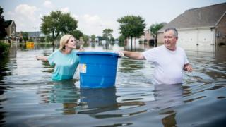Inundaciones en Houston