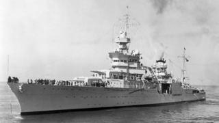 Ubwato USS Indianapolis bwarashwe n'Abayapani mu mpera z'intambara ya kabiri y'isi
