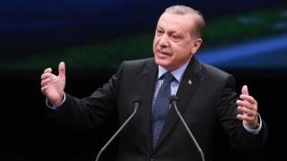 الرئيس التركي رجب طيب اردوغان