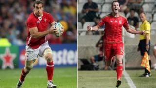Sam Warburton a Gareth Bale