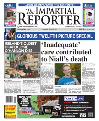 Impartial Reporter front page