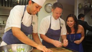 Cathal Armstrong in the kitchen
