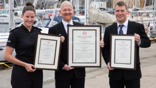 Victoria Duthie, Ryan Leith and Maurice Henderson