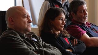 Miembros de las FARC en el encuentro