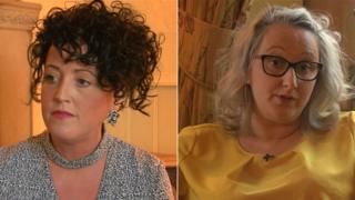 Kerrie Ann Jones (L) and Kate Taylor (R)