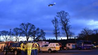 Rescuers by River Tay