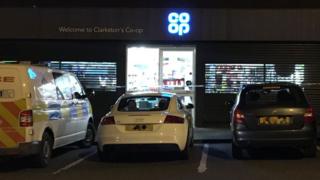 Scene of robbery
