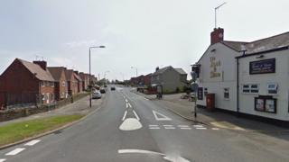 North Wingfield Road in Grassmoor, Chesterfield, Derbyshire