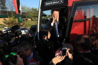 Labour leader Jeremy Corbyn after speaking in Morley, Leeds. 9 May
