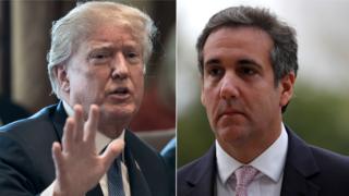 Donald Trump and Michael Cohen