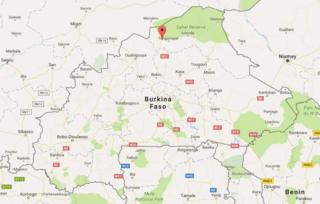 Ramani ya Burkina Fasso
