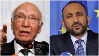 حنیف اتمر و سرتاج عزیز