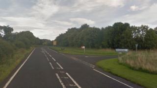 A696 near Kirkwhelpington