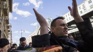 Навального затримали майже одразу після того, як він приїхав на акцію в Москві