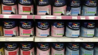 Dulux paint tins