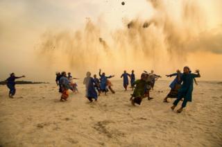 Playing in Dusty Dusk. MD Tanveer Rohan, Finalist, LensCulture Exposure Awards 2015.