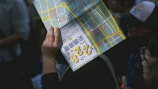 一名學生參加了2016年舉辦的,228事發相關地點的導覽團。