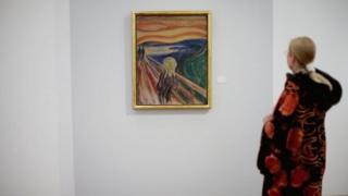 ภาพ The Scream โดยเอ็ดวาร์ด มุนช์ ศิลปินชาวนอร์เวย์ เป็นผลงานที่โด่งดังที่สุดของโลกภาพหนึ่ง
