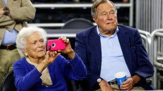 The former president and first lady