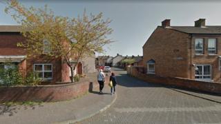 The victim was attacked in Glenrosa Link in north Belfast