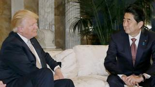 Donald Trump y Shinzo Abe