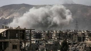 Şam'da bombardıman