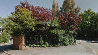 Entrance to St Louise’s Comprehensive College