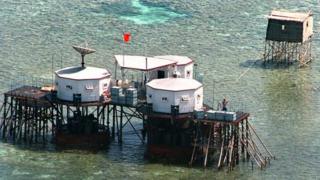 中国在南海岛礁上的建筑