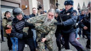 задержание на Манежной