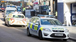 Police at scene