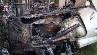 Caravan fire