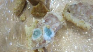 Mouldy pork pie