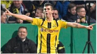 Kiungo wa kati wa Borussia Dortmund Christian Pulisic