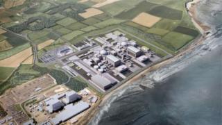Artist's impression of Hinkley C