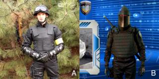 Далиант в черном костюме