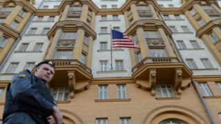 モスクワの米国大使館(29日)