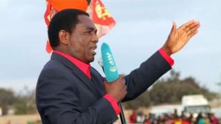 Hogaamiyaha mucaaradaka ee Zambia Hakainde Hichilema