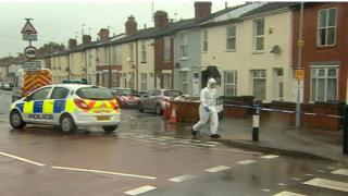 Scene of stabbing