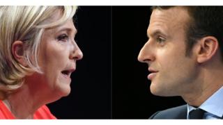 Bà Marine Le Pen và ông Emmanuel Macron lọt vào vòng hai.