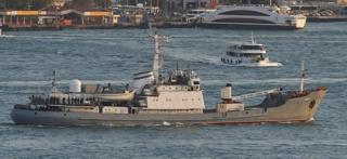 Markabka Liman ayaa la sawiray bishii tobnaad ee sanadkii hore isaga oo maraya marinka Bosphorus